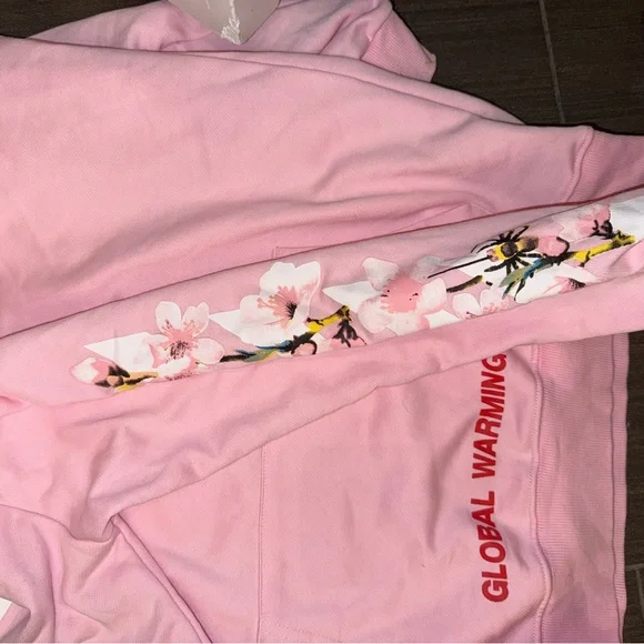 Pink Women's Hoodie Off White Brand - Picture 3 of 6
